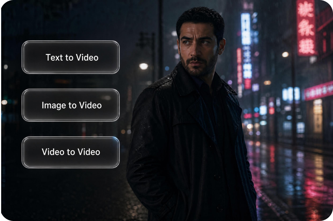 Three cinematic input modes