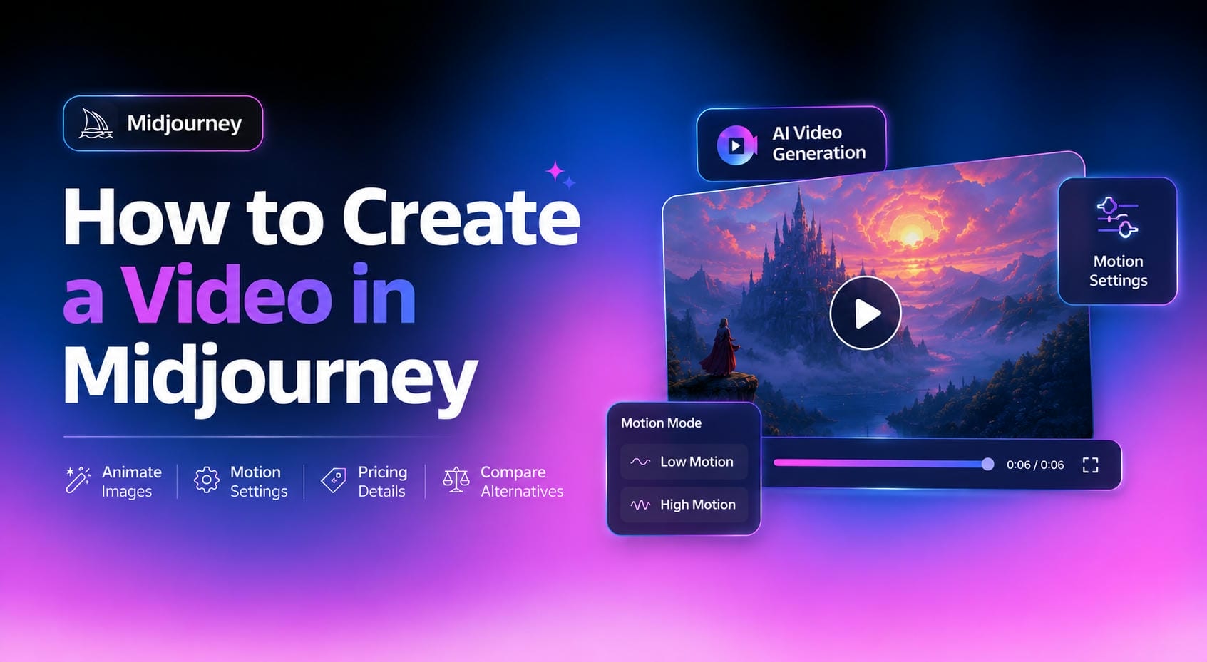 how to create a video in midjourney