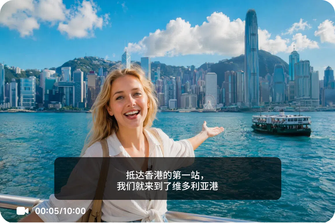 Enhance video quality alongside translation