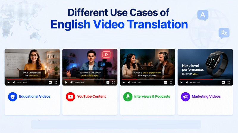 different use cases
