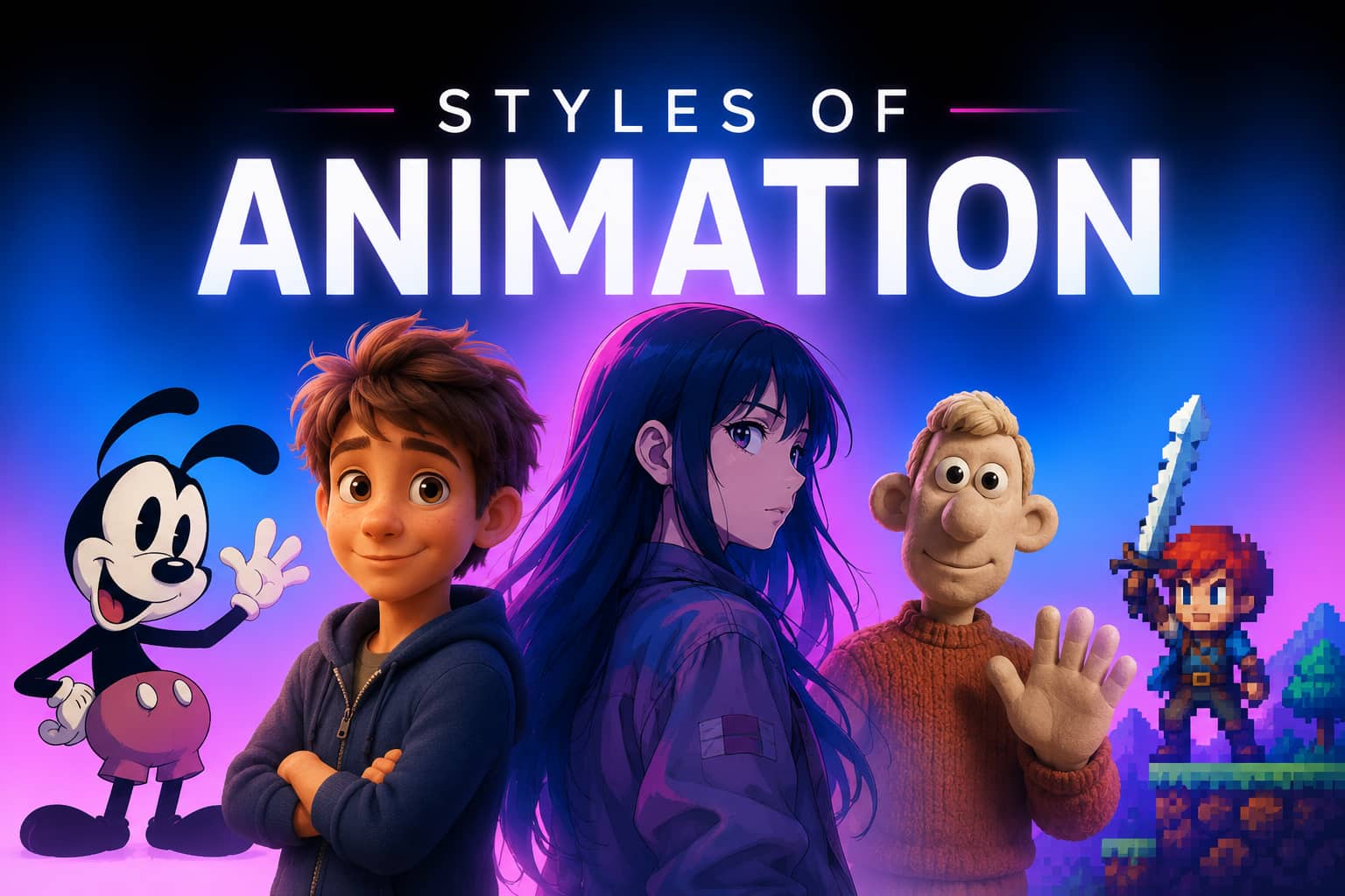 Styles of Animation: Explore Popular Animation Styles & Techniques