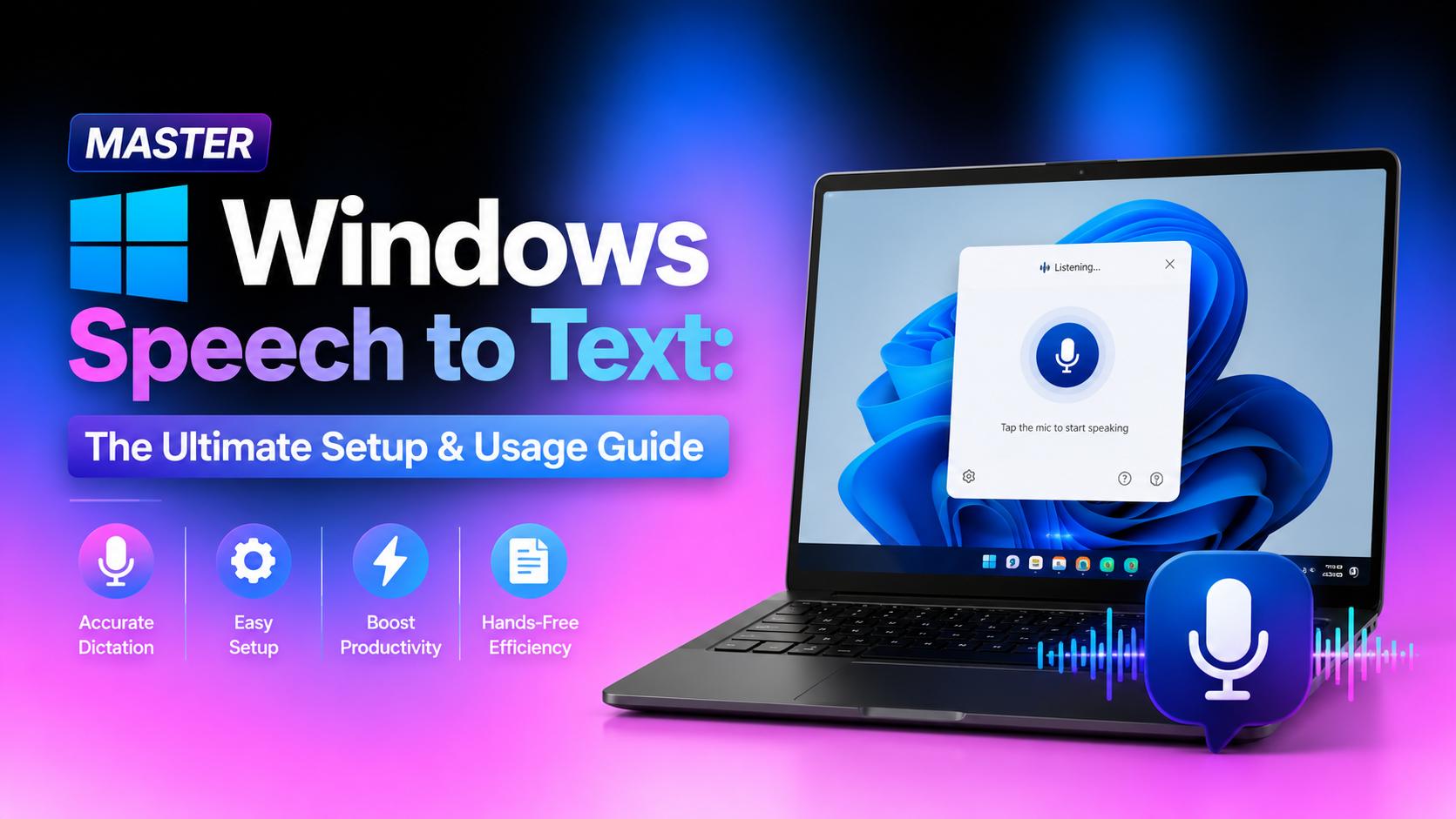 Master Windows Speech to Text: The Ultimate Setup & Usage Guide 2026