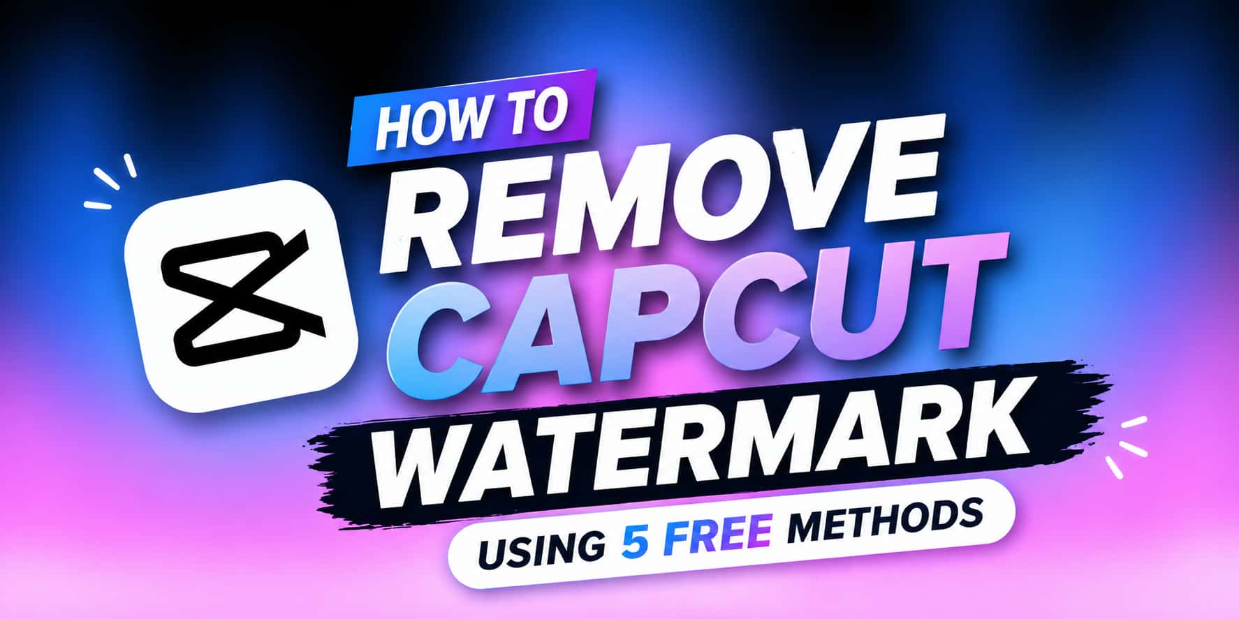 how to remove capcut watermark