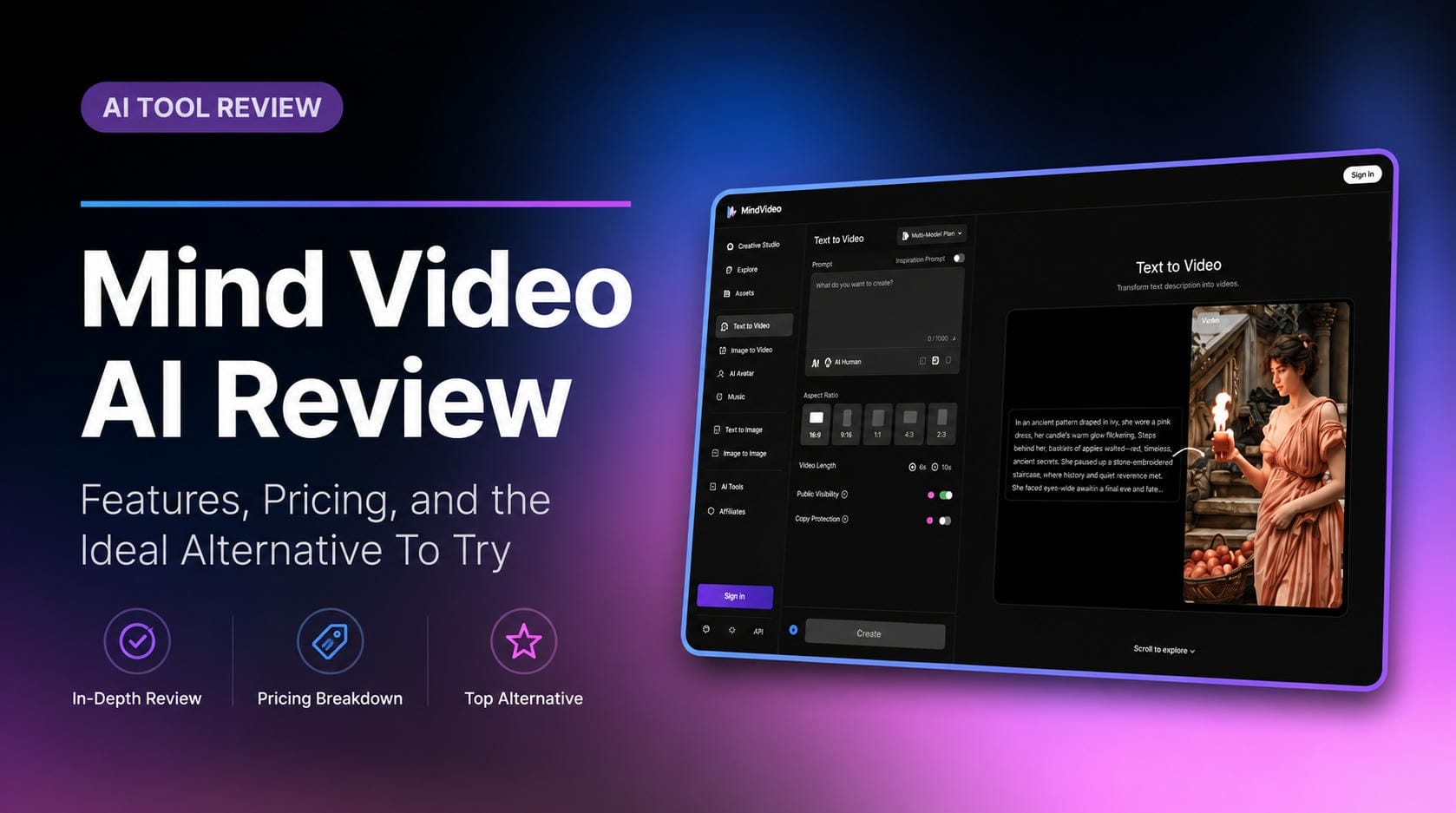Mind Video AI Review: Features, Pricing, and the Ideal Alternative To Try