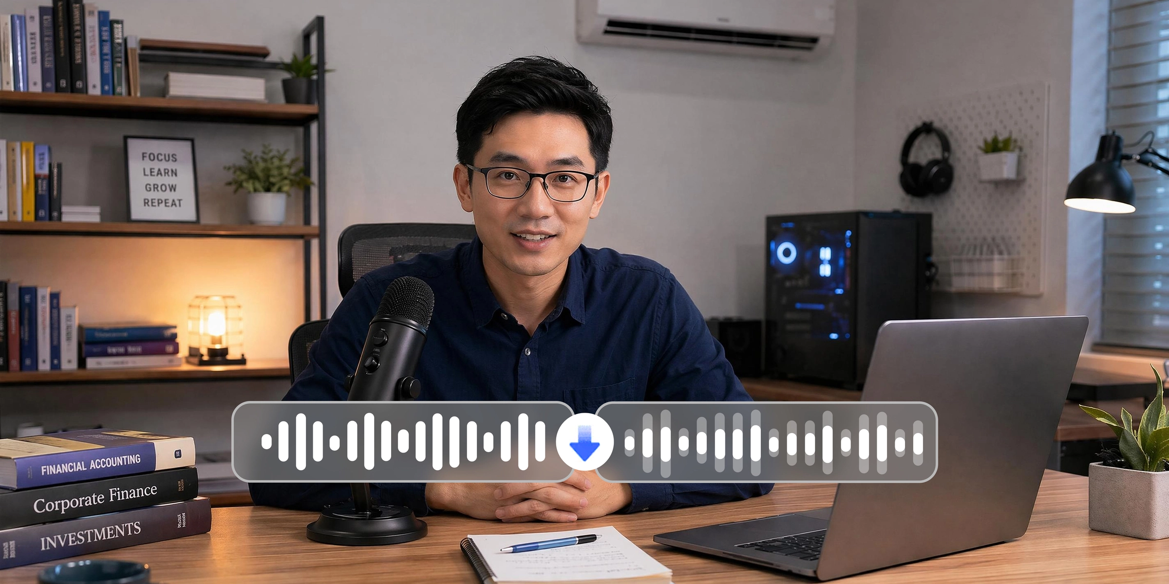 Clean up indoor ambient noise from recordings