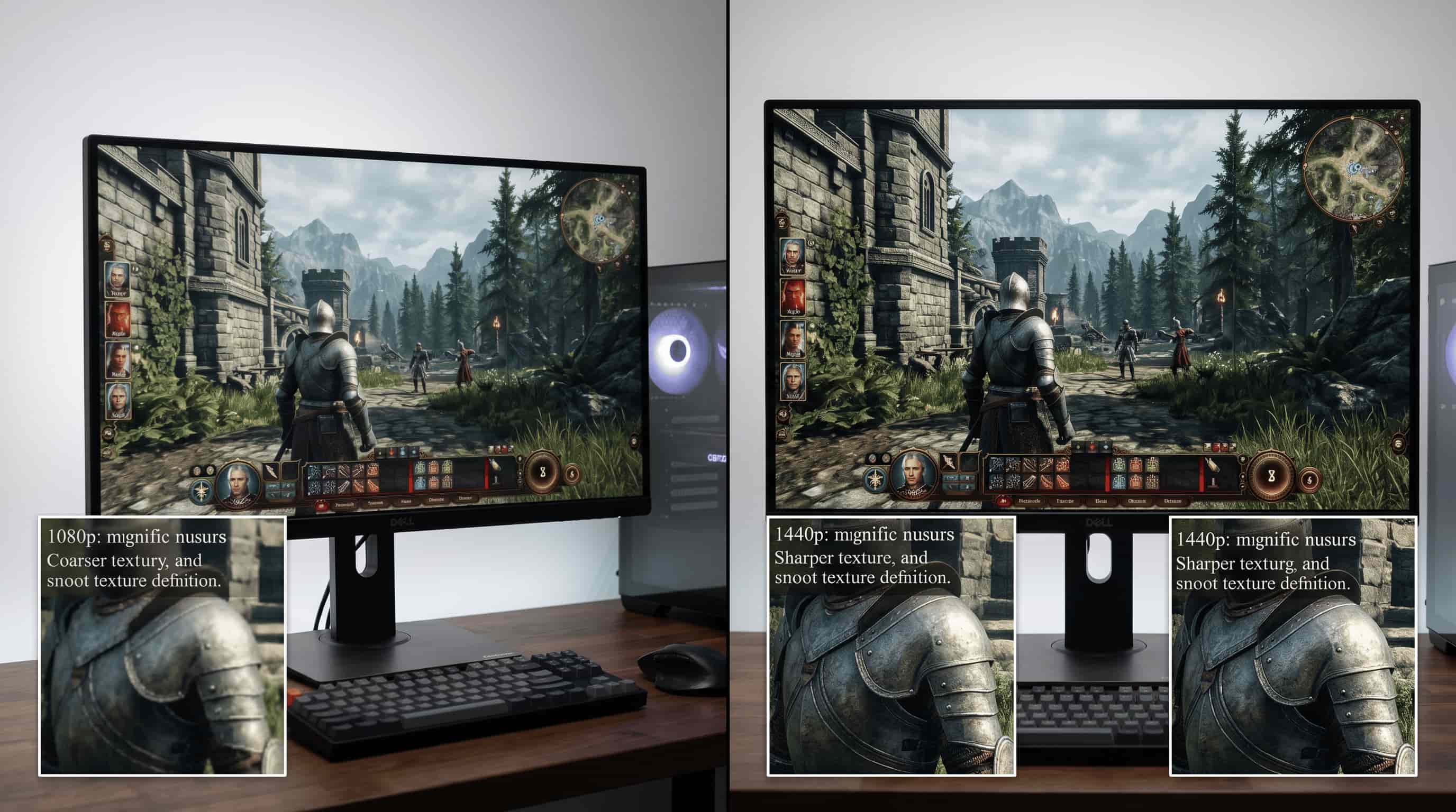1440p vs 1080p image quality comparsion.