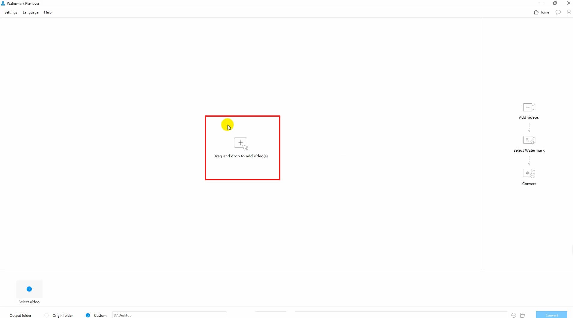 Upload your file