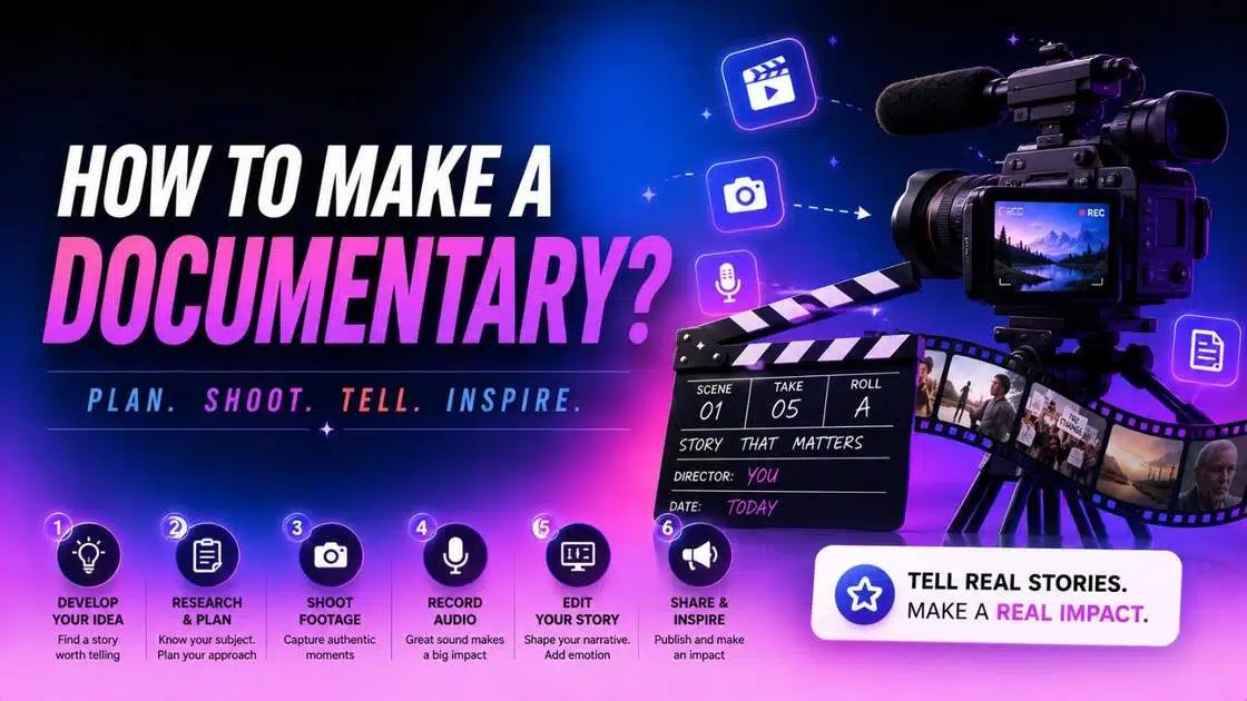 How to Make a Documentary: The Ultimate Step-by-Step Guide