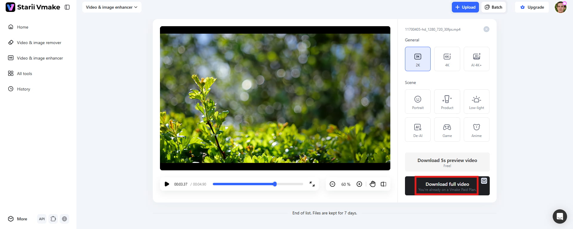 download the final video