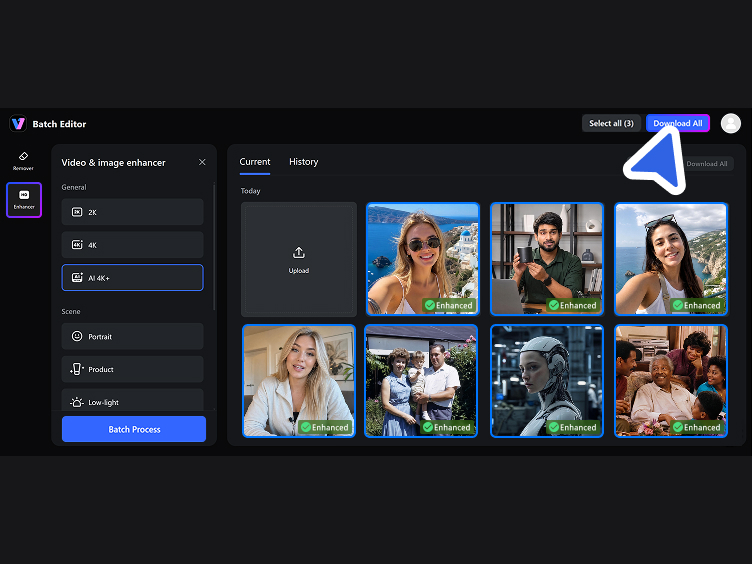 Previsualiza y descarga los vídeos