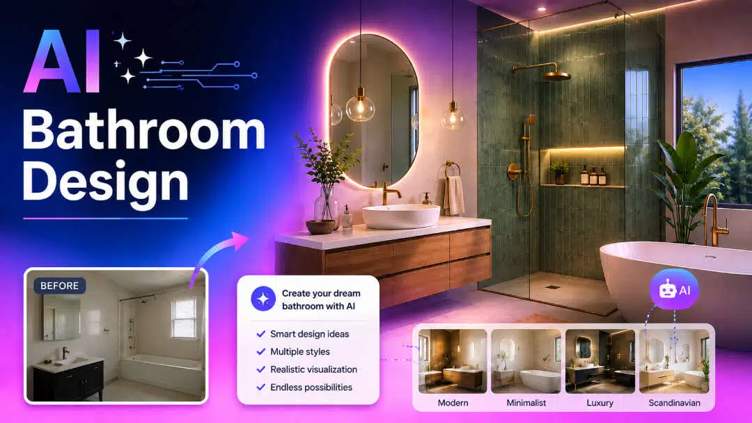 AI Bathroom Design: Create Your Dream Bathroom With AI